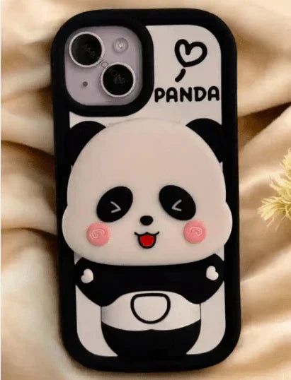 Silicone 3D Design Cartoon iPhone Case